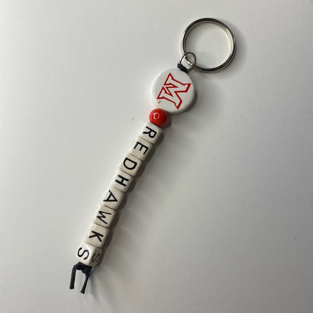“Red Hawks” 🦅 Handmade Keychain